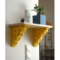 Käse-Wandregal-Halterung - Stabil & Auffällig zugleich kaufen | 3D Stu