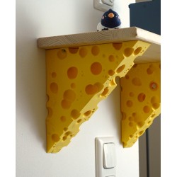 Käse-Wandregal-Halterung - Stabil & Auffällig zugleich kaufen | 3D Stu