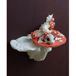 Pilz-Drachen Wandregal - Einzigartiges Unikat-Dekorelem kaufen | 3D St