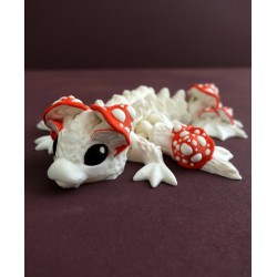 Pilz-Drachen Wandregal - Einzigartiges Unikat-Dekorelem kaufen | 3D St