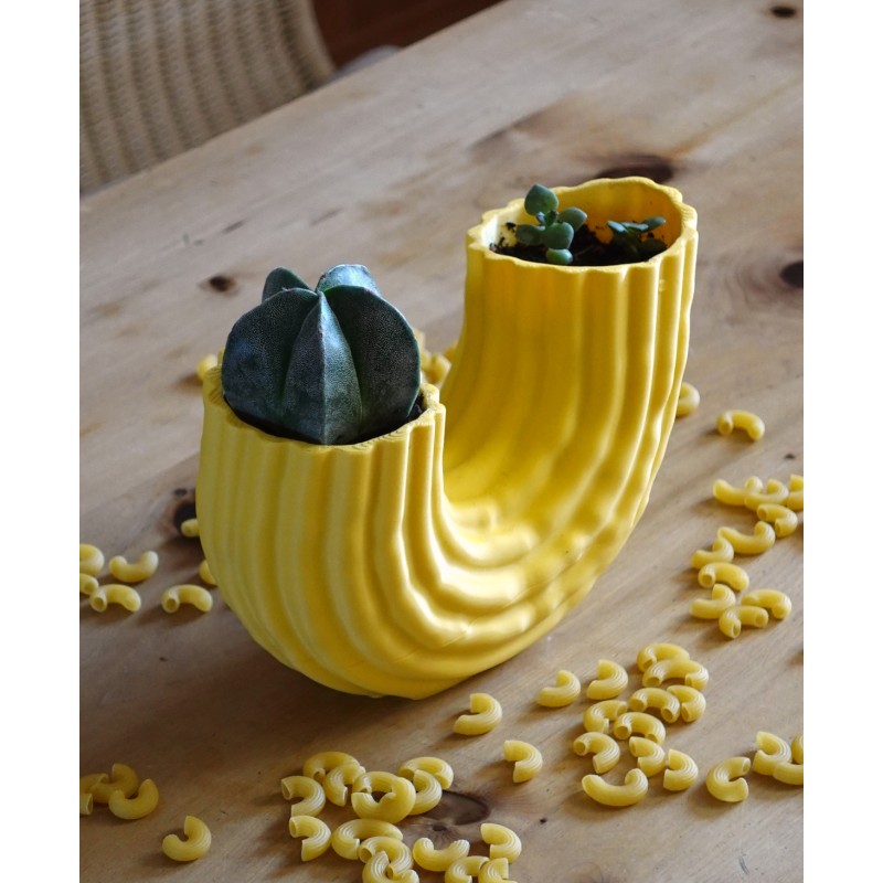 Macaroni-Blumentopf mit Drainagefach - Kreative Pflanze kaufen | 3D St