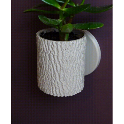 Baumrinden-Blumentopf Gemeine Esche - Naturgetreuer 3D- kaufen | 3D St