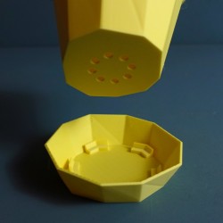 Blumentopf Glitch - Retro Gaming Pflanzendeko kaufen | 3D Studio