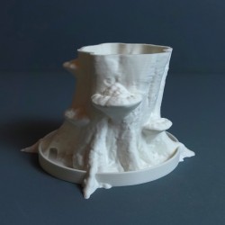 Blumentopf Sylvatica Tree - Baumstamm & Pilz Design kaufen | 3D Studio